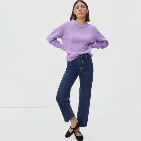 Everlane Sweaters - Everlane | The Oversized Alpaca Crew | Violet